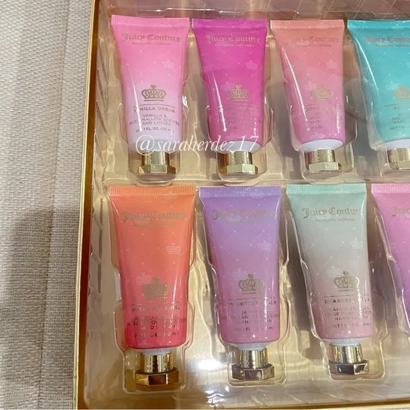 NEW Juicy Couture Gift‎ Box Lotion 12 Piece Gift Set - Picture 3 of 5